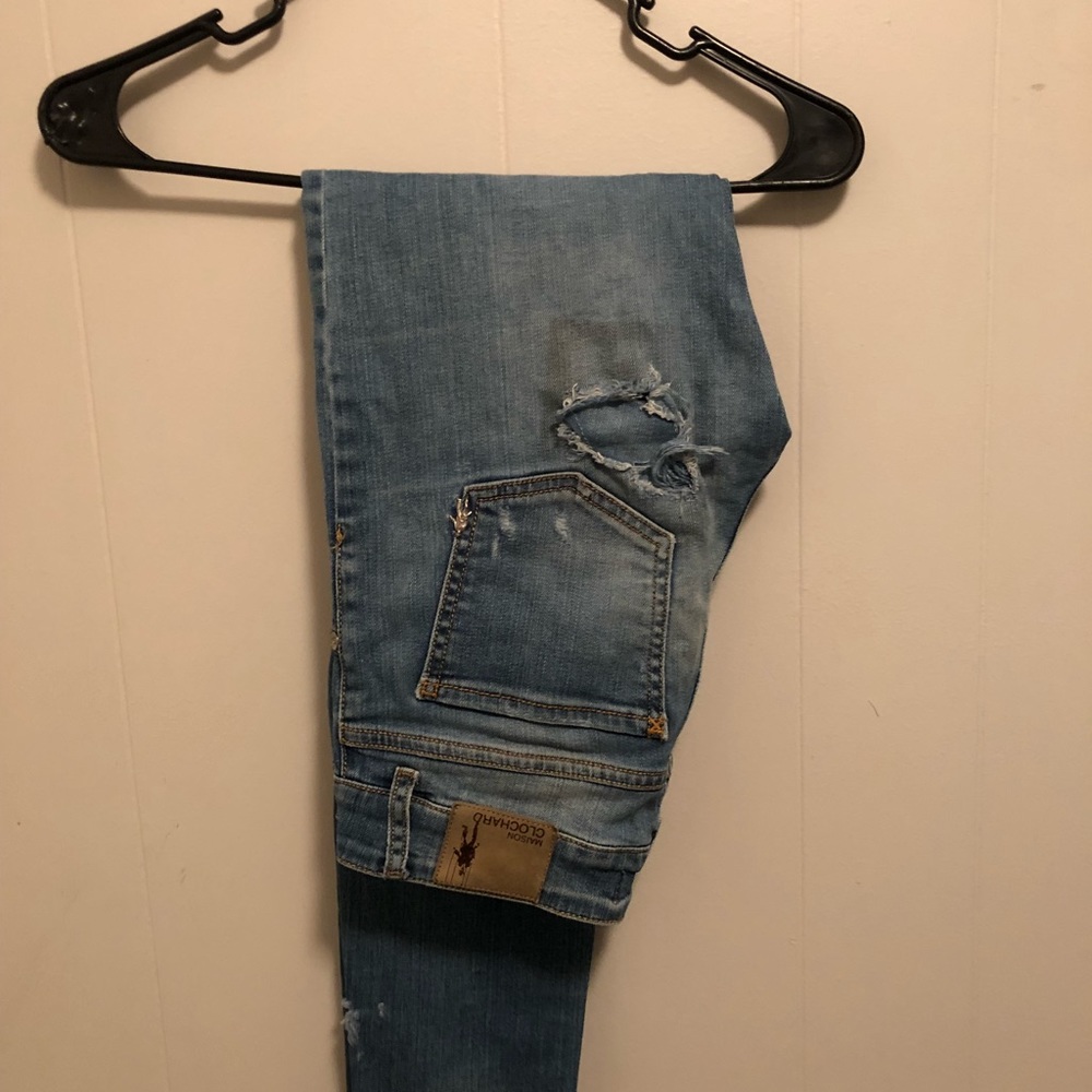 Maison Clochard Light Wash Skinny Jeans